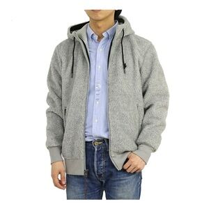 NWT Polo Sherpa men’s gray pile fleece
